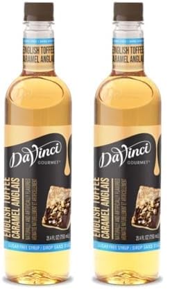 Image of DaVinci Gourmet Sugar-Free English Toffee Syrup, 25.4 Fluid Ounce (Pack of 2)