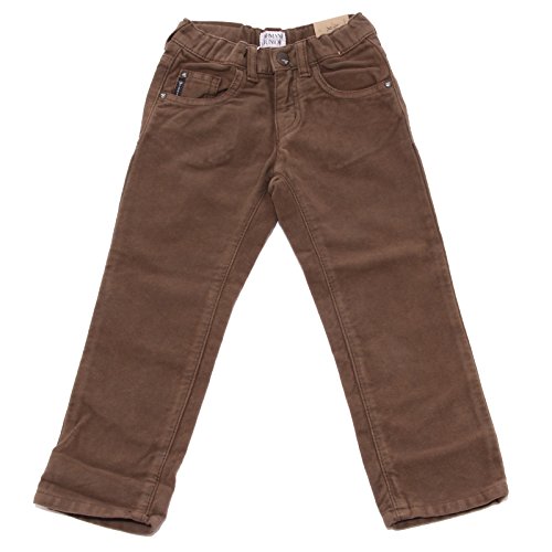 Pantalone Armani Junior fustagno vert pour enfant garçon chic