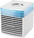 Kostkarki do lodu Mały klimatyzator Wentylator chłodzący Nawilżacz Oczyszczacz, Mini USB Osobisty klimatyzator Wentylator biurkowy, 3 prędkości 7 kolorów LED Light