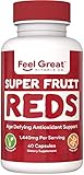 Superfruit Reds Fruit and Vegetable Supplement | Reds Superfood Antioxidant & Polyphenol Supplement...