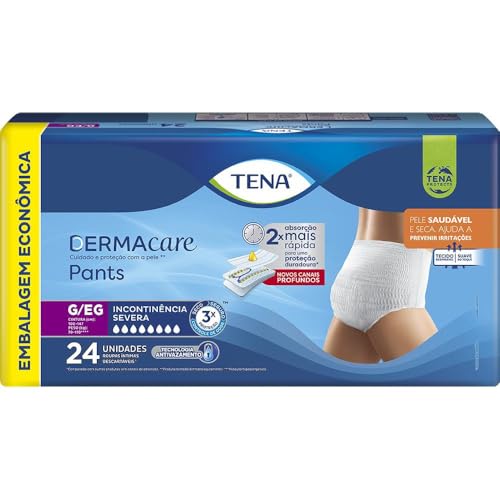 Roupa Intima Tena Dermacare Pants Ultra G/EG 24 Unidades