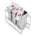 Wakects Set di Stampi per Ghiaccioli, 3 Pezzi Stampo per Ghiaccioli in Acciaio Inossidabile 304 Mini Stampo per Lecca-Lecca Stampo per Gelato Riutilizzabile con 50 Bastoncini per immagine