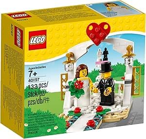 LEGO Wedding Favor Set 40197 132 Pieces Wedding Theme Building Set