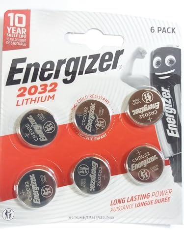 Energizer Lithium Batteries 2032-6 Pack