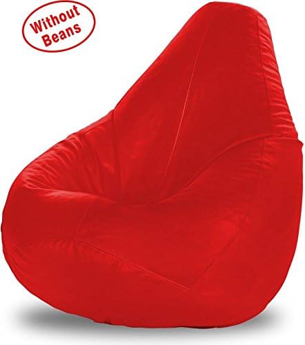 Amazon top Selling Ink Craft XXXL Retro Classic Extra Large Bean Bag hot red Chair (Without Bean Filling) Suitable for Senior and Healthy Person Upto 100KG