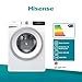 Hisense WFGA8014V - Lavadora Carga Frontal 8Kg, 1400 RPM,Motor Inverter, 14 Programas,...