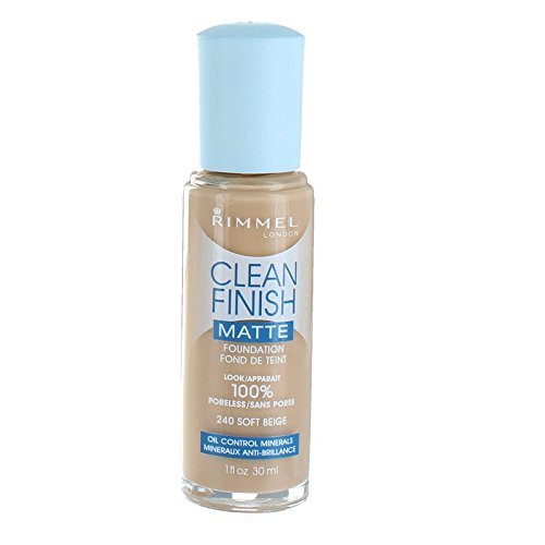 Rimmel Clean Finish Matte Foundation, 240 Soft Beige