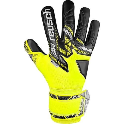 Reuch Attract Infinity NC Soccer Keeper Gloves Keite 25SS [5560725-2025] [2025] Safety Yellow 9 5560725