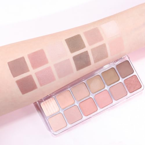 AMY'S DIARY 12Color Light Pink Purple Eyeshadow Palette, Long-Lasting, and Highly Pigmented. Elevate Your Eye Makeup– Unleash Your Unique Style (08#) - Image 6