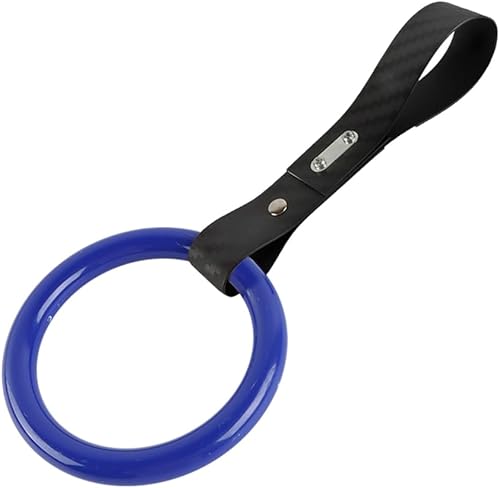 Miniatura 3 de Q1-TECH, JDM Tsurikawa - Anillo japonés para metro, tren, autobús, mango redondo en forma de círculo, correa de mano, anillos de advertencia para