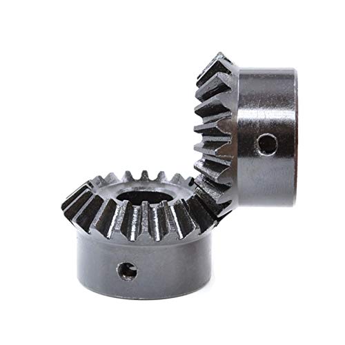 SUOFEILAIMU-PHONE CASE Industry 2PCS Gears 1:1 Carbon Steel Bevel Gear 1M 20T 25T 30T 6/8/10/12mm Hole (Hole Diameter : 8mm, Number of Teeth : 25 Teeth)