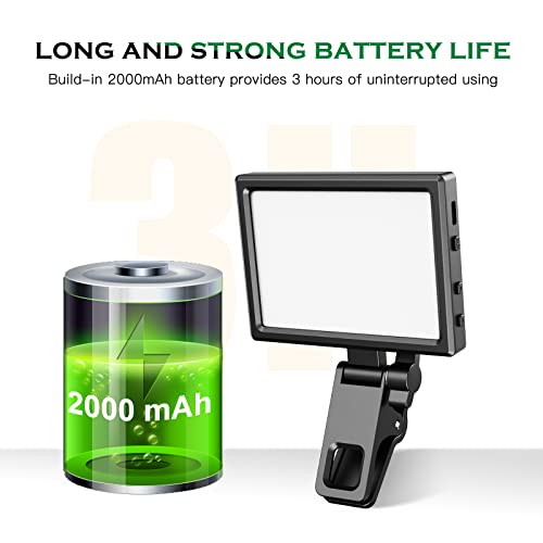 Aureday Rechargeable Selfie Light, Clip-On Led Ring Light For Phone, Laptop, Tablet And Computer, Portable Phone Light For Selfie/Video Conference/Zoom Call/Photography/Makeup/Picture #TOP6