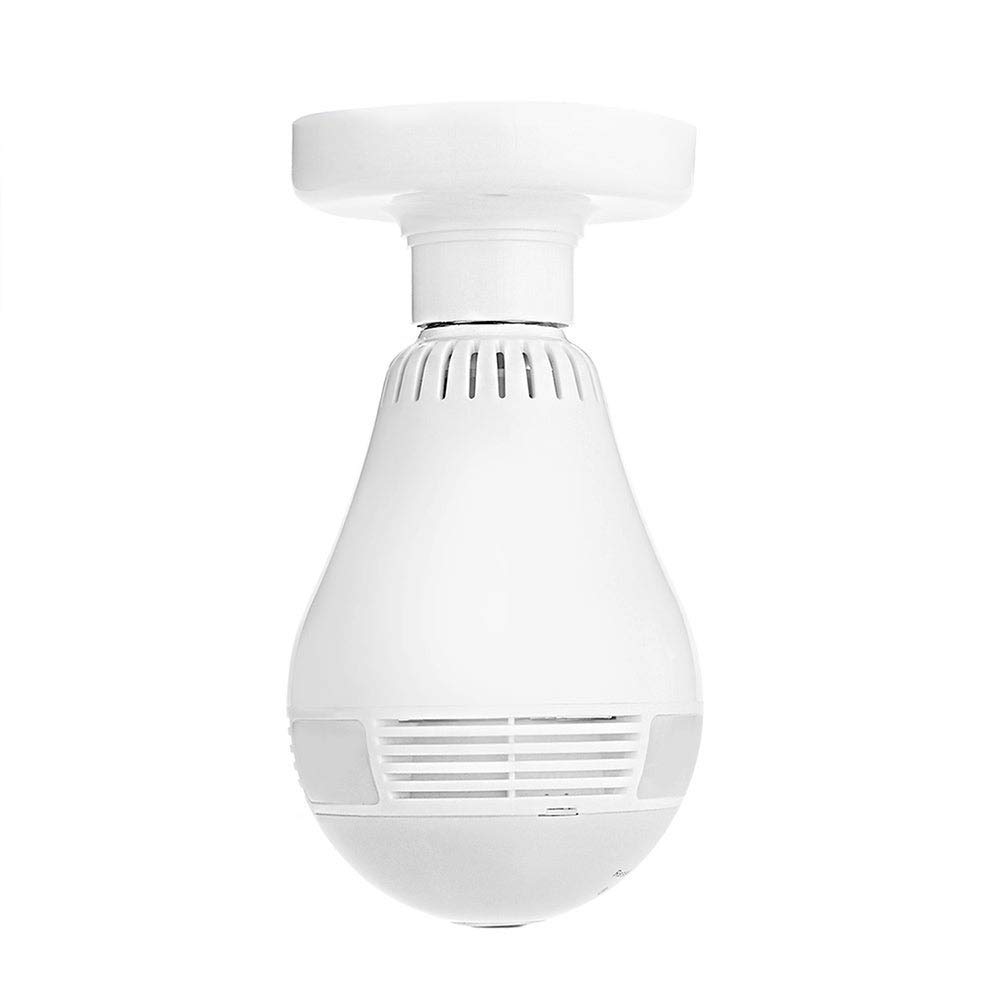 FAVONE V380Pro Bulb Camera Fisheye 360° Panoramic Wireless CCTV WiFi Camera Led Bulb with Bulb Holder - Supports 64gb Sd Card (Not Included)-picture-25