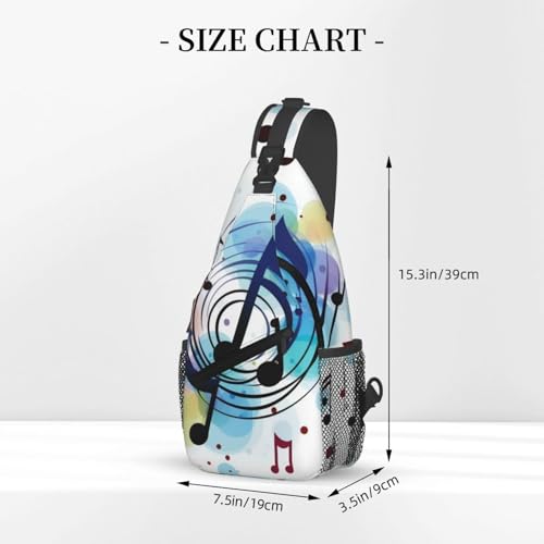 Bolso Cruzado para Hombre Mochila Bandolera Negra miniatura 3