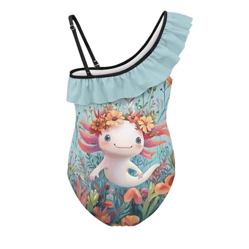 Image of Yzaoxia Girls Swimsuits One Piece Bathing Suit Sleeveless Gymnastics Swimwear for Kids 3-14Y