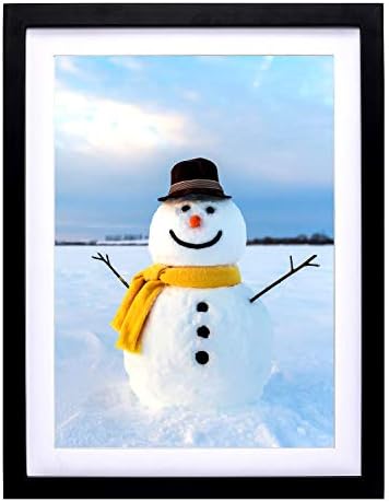 WKDP 16x20 Diamond Painting Frame 40x50cm Diamond Art frames, Display Pictures16x20inch / 40x50cm Without Mat or 14x18inch / 35x45cm With Mat, Solid Wood Frame Black (FK005)