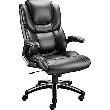 Amazon Com Staples Mckee Luxura Managers Chair Black Furniture Decor