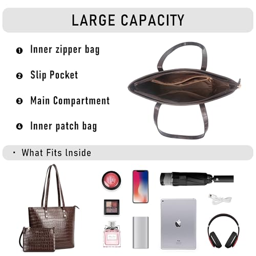 Image of Chinllo Tote Bag for Women, Medium Top Handle Handbags Purse