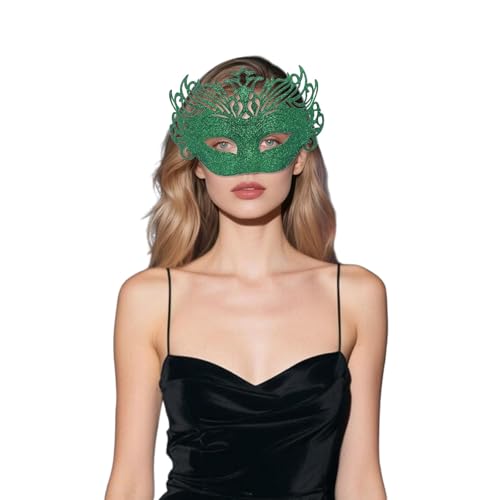 Generisch Maskenball Maske Damen Gesicht Verkleidung Handgemacht Venezianische Masken Elegant Augenmaske Modell Karneval Halbe Gesichtsmaske Cosplay Party Dekoration für TanzBall Partys