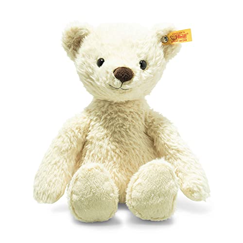Steiff Soft Cuddly Friends Tommy Teddybär-30 cm-Kuscheltier für Kinder – kuschelig & weich-waschbar – vanille (113598)
