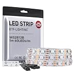 BTF-LIGHTING – BTF-LIGHTING 1M 60 LEDs/Pixels/m WS2812B Weiß PCB RGB adress