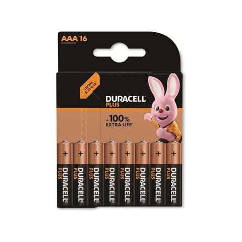 Duracell Plus AAA 1.5V Battery Pack of 16 Cover