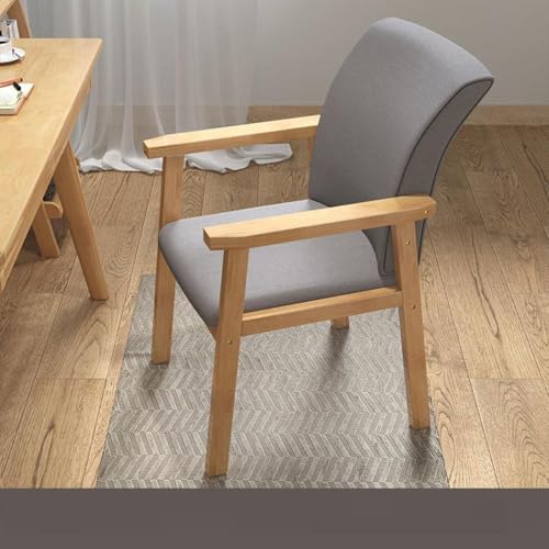 Chaise de salle à manger ergonomique avec dossier incurvé confortable