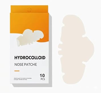 Yeardera Nose Pore Patches, Hydrocolloid Nose Patches, Targets Pimple, Pores & Oil 10 Pack