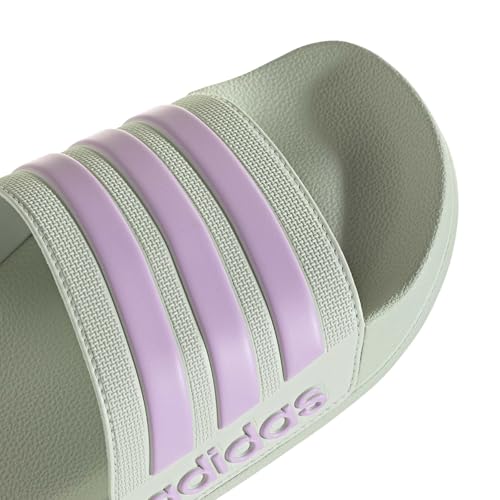 adidas Unisex Adilette Shower Slides, linen green/bliss lilac/bliss lilac, 42 EU – Ansicht 5