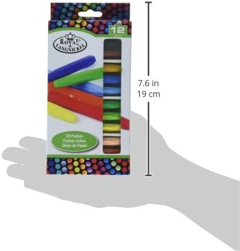 Royal Brush x Oil Pastels, Multi-Coloured, 12 Count (Pack of 1) - Image 3