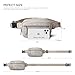 LATMAP 2L Fanny Packs Everywhere Belt Bag Small Fashion Crossbody Waist Pack Faux Leather Waterproof Sling Chest Bag For Women Trendy Grey