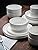 Kanwone Porcelain Dinnerware Sets for 4, Round Plates and Bowls Sets, 12 Piece Dish Set with Dinner Plates, Dessert Salad Plates and Cereal Bowls, Microwave, Oven and Dishwasher Safe, White