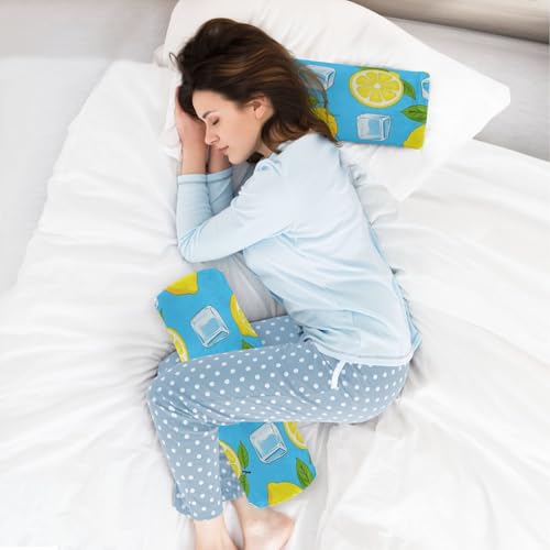 Almohada cilíndrica de espuma viscoelástica 43x14 cm miniatura 6