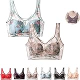 Photo Gallery ejoyiso evylady reggiseno in seta 2025 ellebloom - pizzo raffreddamento comfort reggiseno per anziani, donne buttonless ultra sottile, 2 pezzi, l Photo Gallery ejoyiso evylady reggiseno in seta 2025 ellebloom - pizzo raffreddamento comfort reggiseno per anziani, donne buttonless ultra sottile, 2 pezzi, l