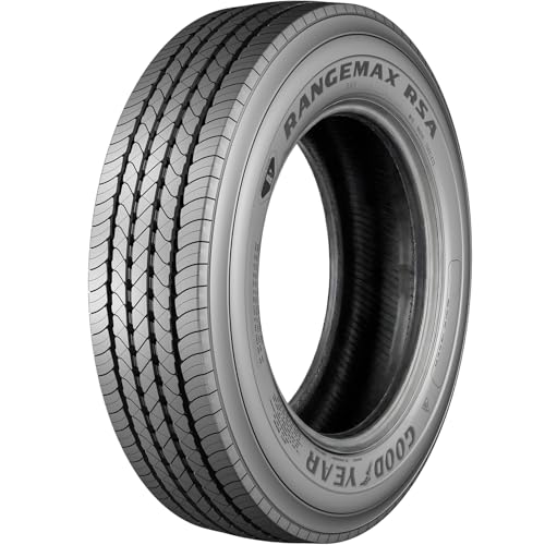 Goodyear RangeMax RSA All-Weather Commercial All Position Radial Tire-225/70R19.5 225/70/19.5 225/70-19.5 128/126N Load Range G LRG 14-Ply BSW Black Side Wall