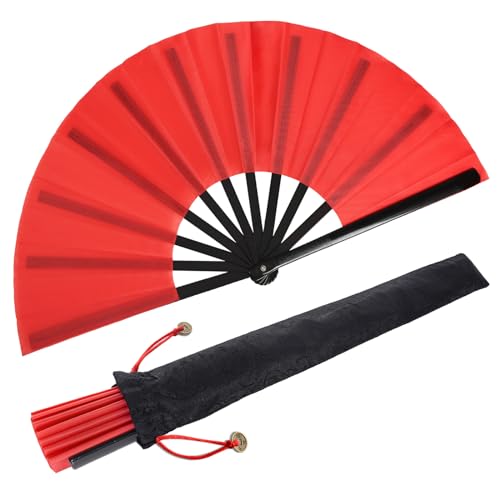 Fan delle mani vintage: il bellissimo fan palmare è ideale per feste estive, regali di nozze, decorazioni per la casa, spettacoli di danza e giochi di ruolo. Con un ciondolo a nappa unico e delicato e un sacchetto di seta fatto a mano, forte e durevole per l'uso quotidiano, puoi rimanere fresco nella stagione calda.