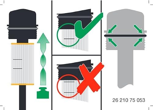 Mann Filter HU 718/5 x Cartridge Oil Filter Replacement Compatible With Dodge Sprinter 2500 Van (2007-2008), Sprinter 3500 Van (2007-2008), Mercedes-Benz C230 (2006-2009) - Thumbnail 6