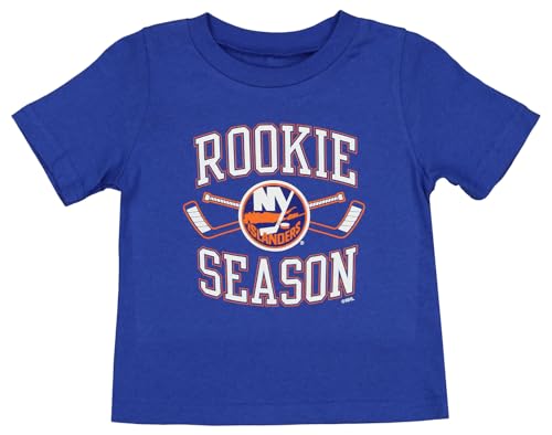 Outerstuff NHL New York Islanders Infant Short Sleeve Rookie Season T-Shirt, 12M Blue