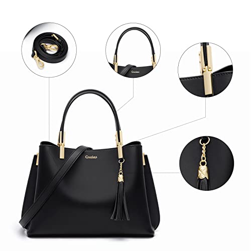 Image of Cnoles Handbags for Women Large Capacity Tote Shoulder Bags Ladies Handle Satchel Purse
