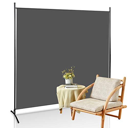 Sonnewelt Biombo de 180 x 180 cm, Color Antracita, Separador de Espacios, Divisor de Espacios