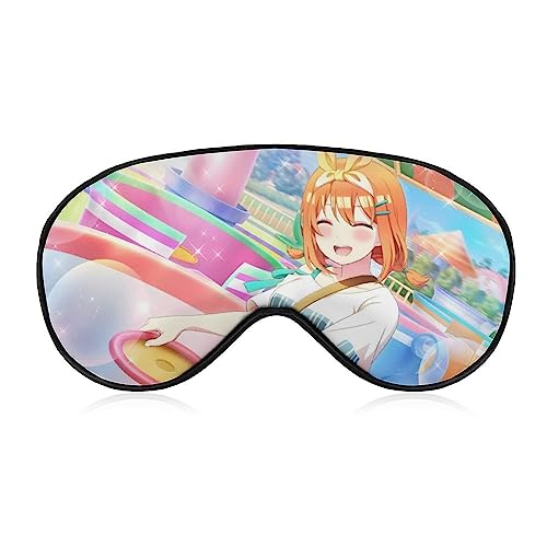 五等分の花嫁 中野四葉 アイマスク キャラクター アニメ アイマスク 睡眠用 かわいい 睡眠改善 遮光 柔らかい 眼精疲労 目元疲労回復 安眠マスク 圧迫感なし 子供 男女兼用 ギフト