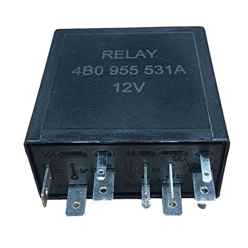 ACSUZ Relè di Controllo del Modulo Motore del Tergicristallo di Ritardo Intermittente 377 11 Pin per Audi A4 Jetta Golf Passat B5 4B0955 531A