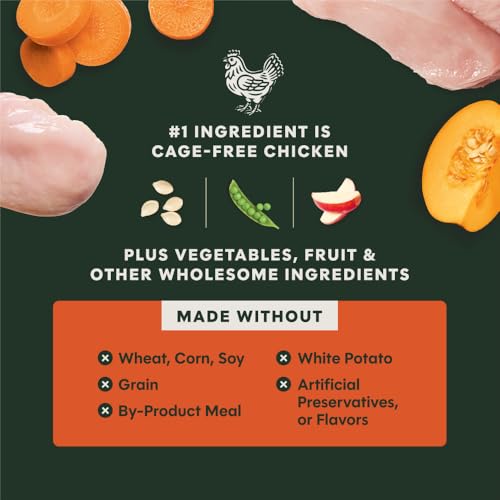 Instinct Raw Boost Gut Gesundheit Getreidefreies Rezept mit echtem Huhn, natürliches Trockenfutter von Nature's Variety, 8,2 kg Tasche