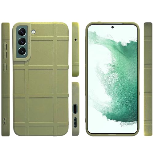 Image of Amazon Basics Shockproof Back Case Cover for Samsung Galaxy S22 Pro 5G | 360 Degree Protection | Slim Protective Case | Anti-Scratch Tough TPU Case for Samsung Galaxy S22 Pro 5G (Green)