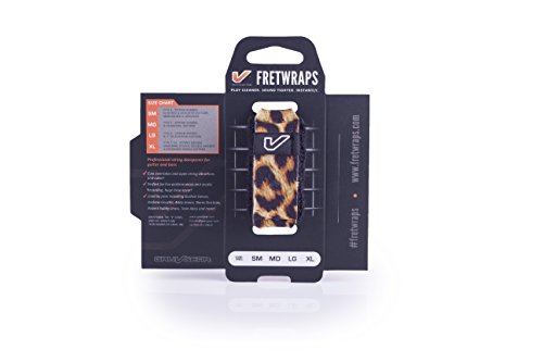 Gruv Gear FretWraps Wild 'Leopard' String Muter 1-Pack (Large) (FW-1PK-LEP-LG) - Thumbnail 2
