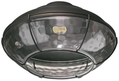 Quorum 1374-895, Medium Clear Hammered Glass Patio Light Kit, Old World