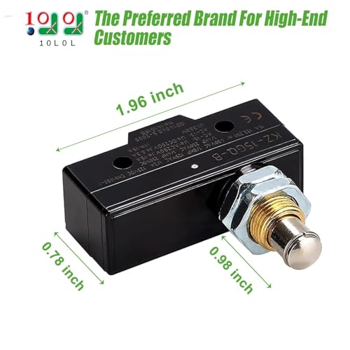 Micro interruptor pedal freno 10L0L para carro de golf Club Car DS y EZGO sustituye 1011439 2