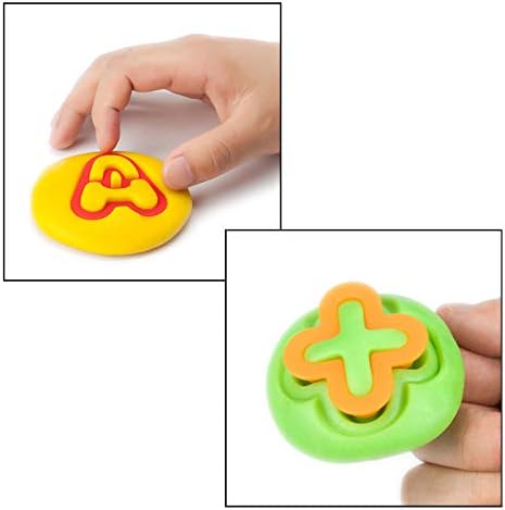 Miniatura 7 de Kare & Kind Juego de 49 herramientas Playdoh, juegos de herramientas Play Doh, incluye formas de cortadores Play Doh, rodillo Playdoh, sellos de