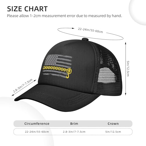 Gorra Trucker Vetrova USA Thin Yellow Line Negra miniatura 4