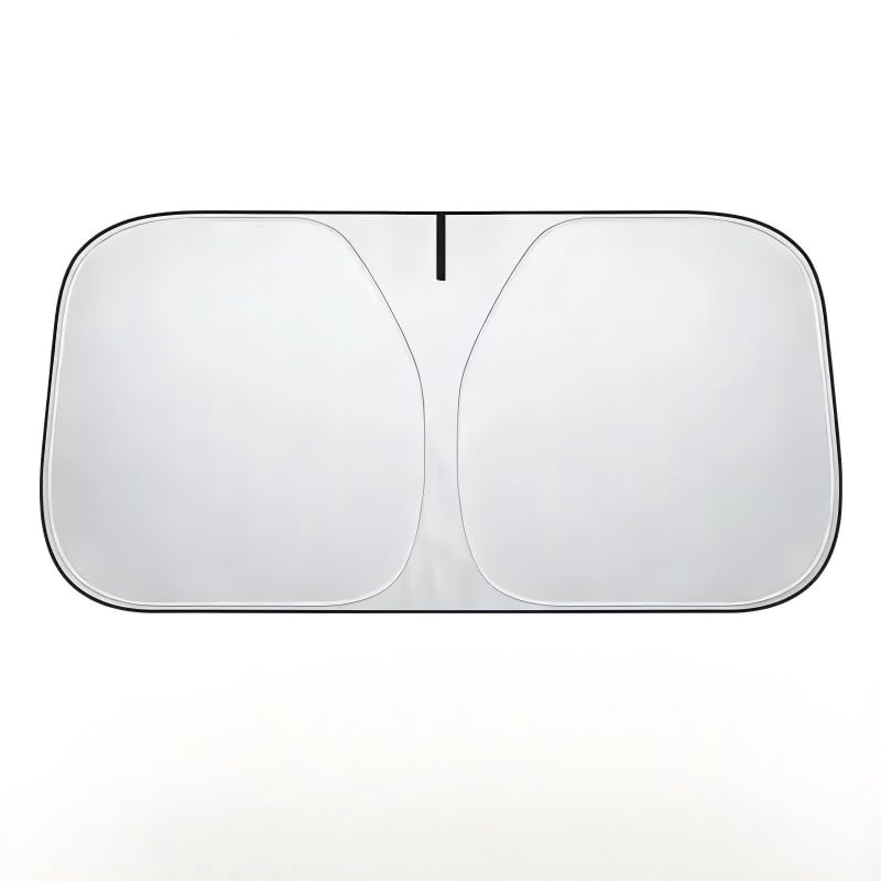 INSTALLAZIONE COMODA A APERTURA RAPIDA: Progettato per aprirsi istantaneamente grazie alla struttura flessibile a memoria di forma e posizionarsi a piatto contro la superficie del vetro interno in pochi secondi. Viene bloccato stabilmente abbassando le alette parasole originarie dell'auto e si ripiega in un piccolo anello compatto per essere riposto